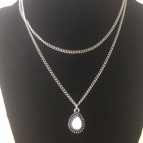 Vintage Layered Water Drop Necklace - Picture 2 of 6